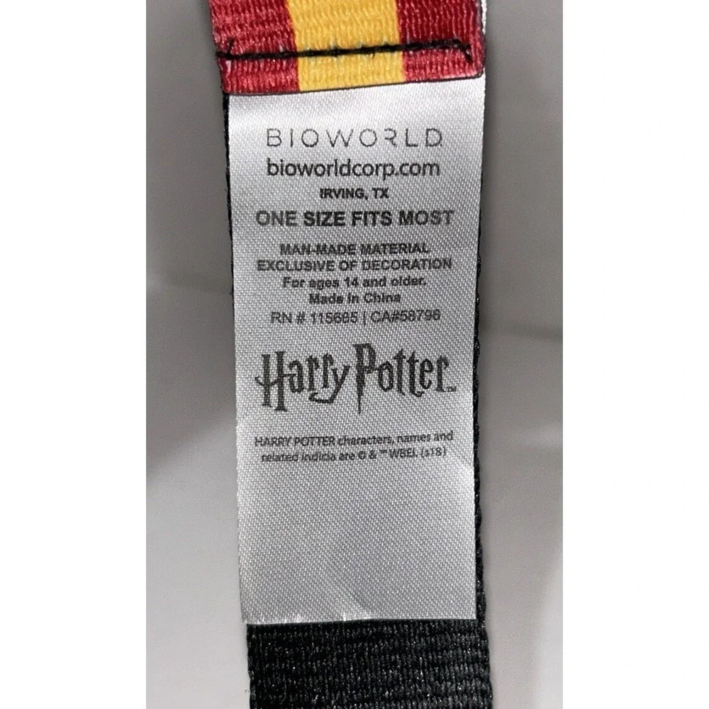 Harry Potter Gryffindor House Unisex Belt Loop‎ Buckle Red Gold Ron Weasley